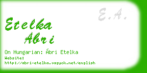 etelka abri business card